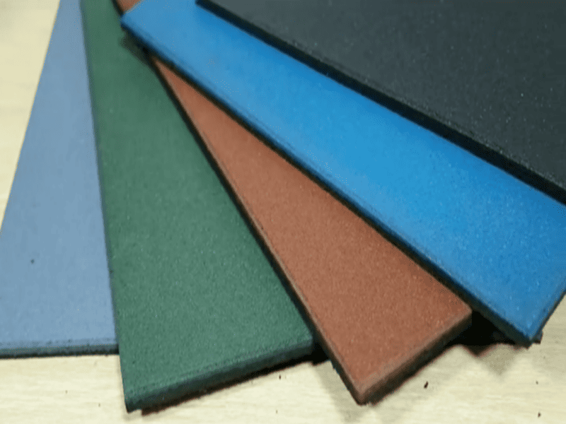 rubber gym flooring slip coefficient testing